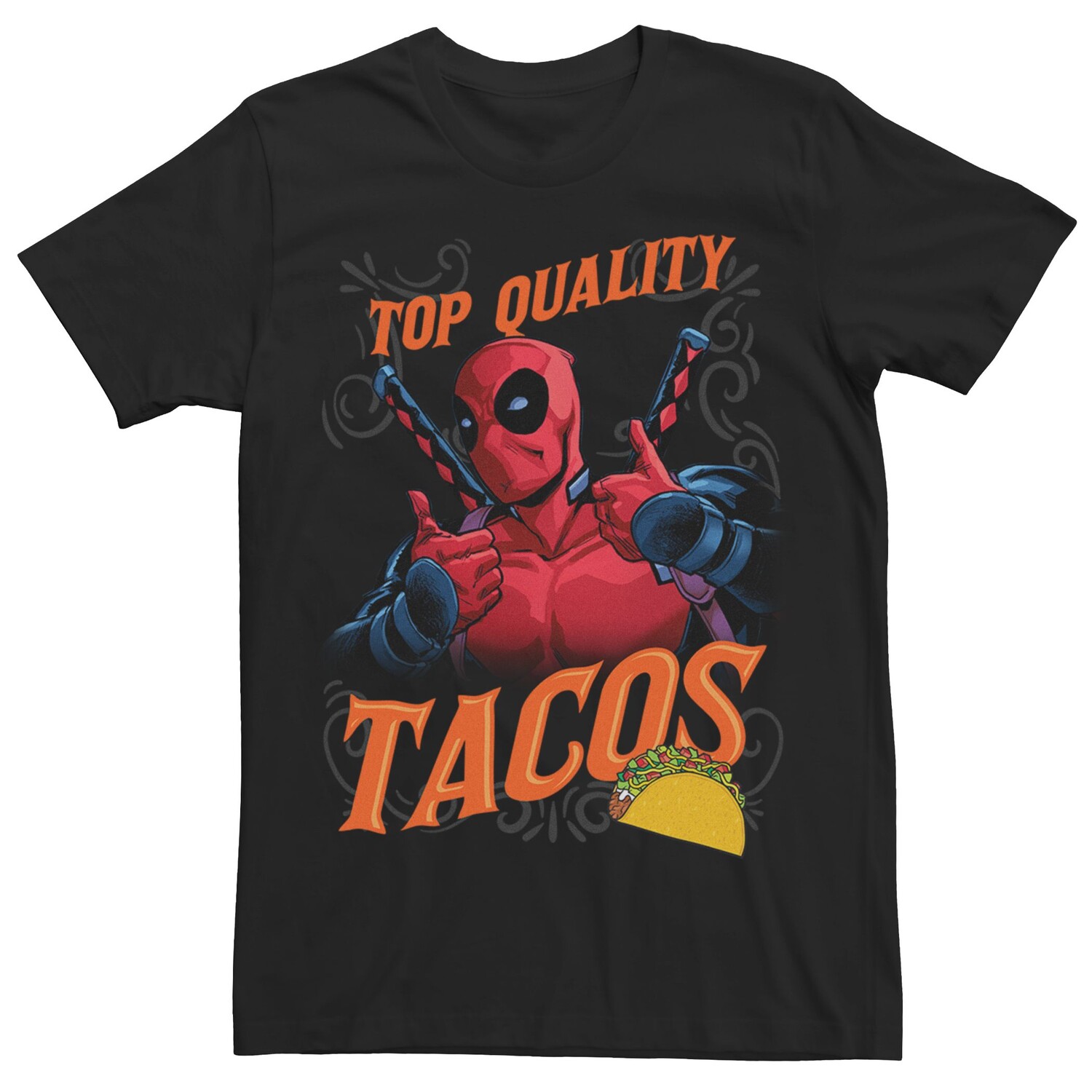 Мужская футболка Tacos высшего качества с комиксами Marvel Deadpool Licensed Character
Мужская футболка Tacos высшего качества с комиксами Marvel Deadpool Licensed Character