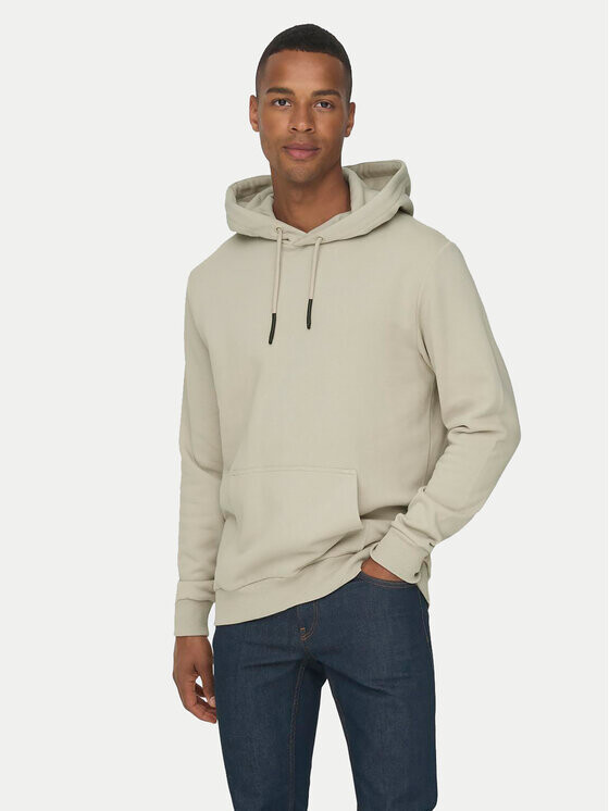 Толстовка стандартного кроя Only & Sons, бежевый
Толстовка стандартного кроя Only & Sons, бежевый