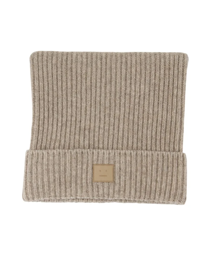 Квадратная шапка с логотипом в виде лица Acne Studios, бежевый
Квадратная шапка с логотипом в виде лица Acne Studios, бежевый