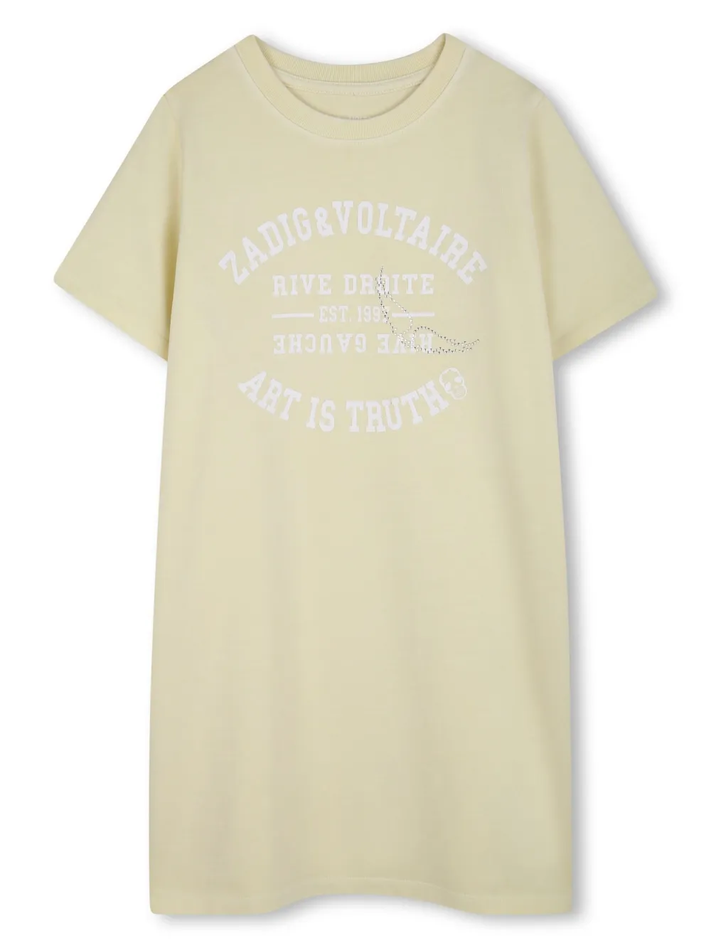 Платье-футболка с принтом Zadig & Voltaire Kids, желтый
Платье-футболка с принтом Zadig & Voltaire Kids, желтый