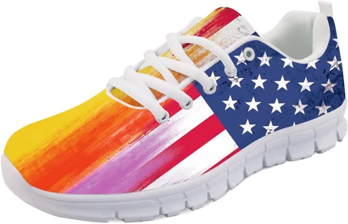 Кроссовки Forchrinse Sunflower унисекс для бега, женские и мужские, мягкие для ходьбы и бега, повседневные, для спортзала, спортивные, American Flag Splatter Tie Dye
Кроссовки Forchrinse Sunflower унисекс для бега, женские и мужские, мягкие для ходьбы и бега, повседневные, для спортзала, спортивные, American Flag Splatter Tie Dye