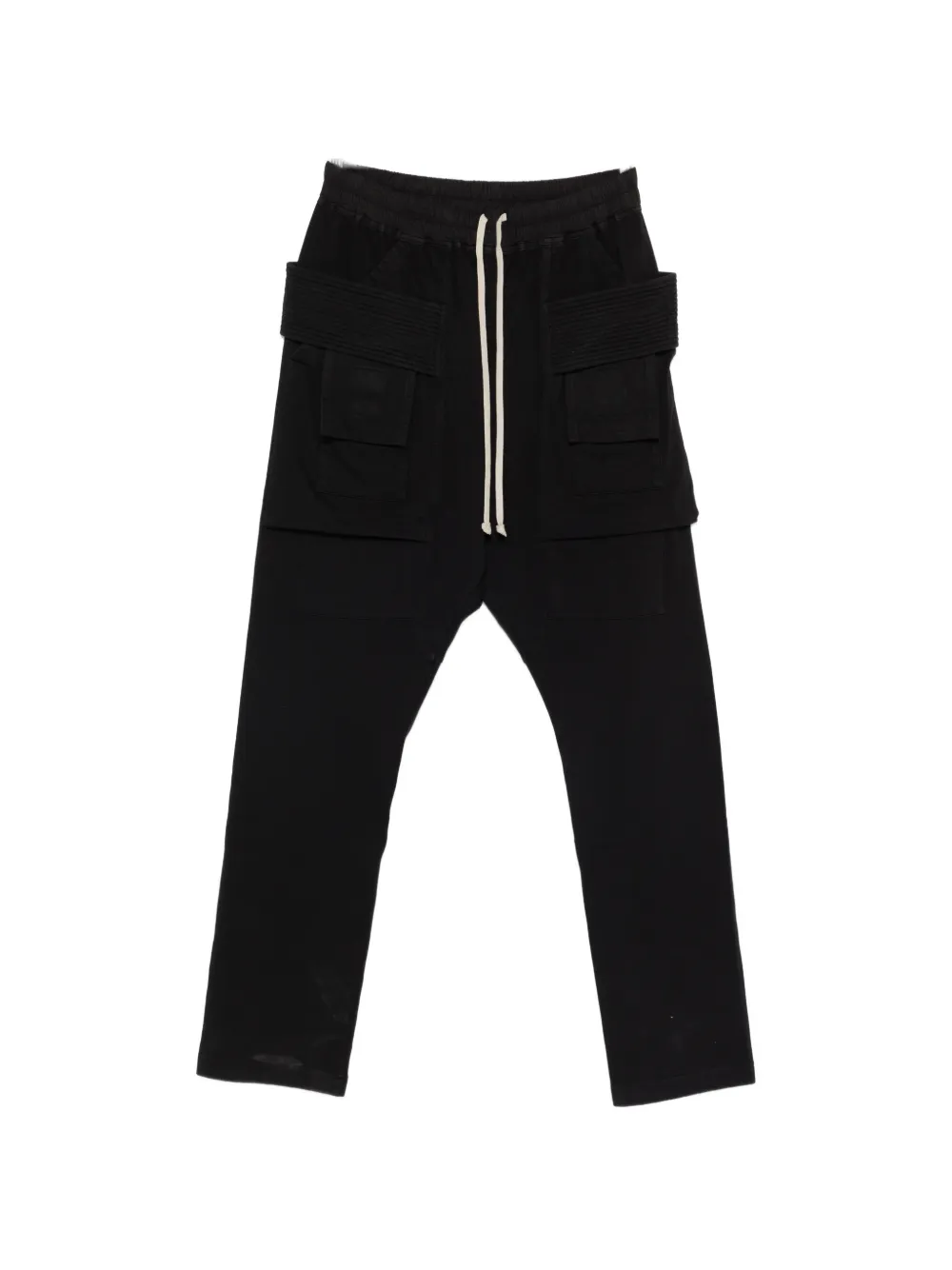 Хлопковые брюки на завязках Rick Owens Drkshdw, черный
Хлопковые брюки на завязках Rick Owens Drkshdw, черный