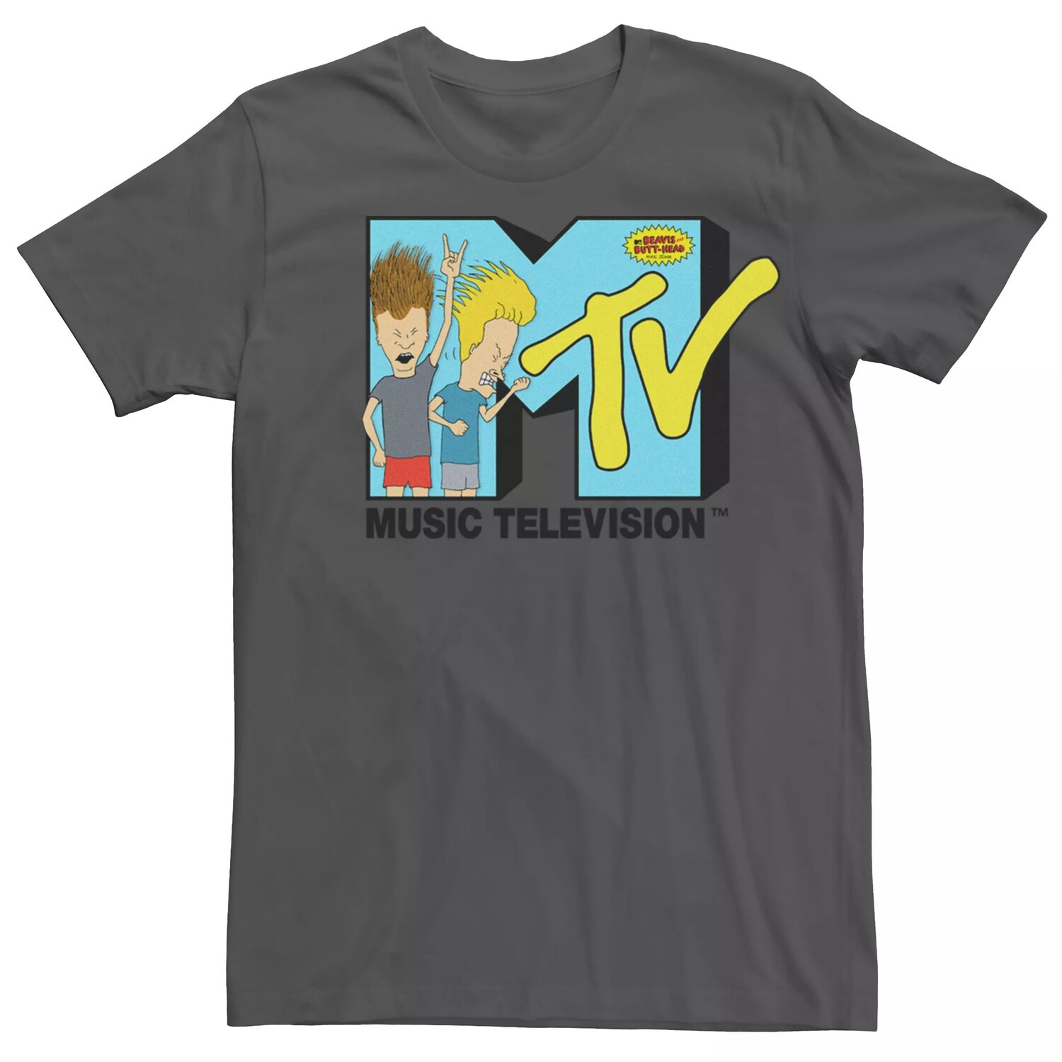Мужская футболка с логотипом MTV Beavis And Butthead Headbangers Licensed Character
Мужская футболка с логотипом MTV Beavis And Butthead Headbangers Licensed Character