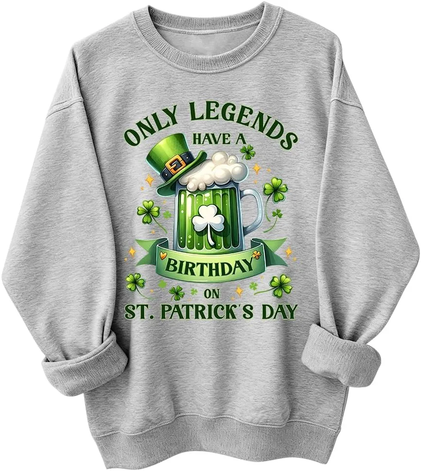 Толстовка Only Legends Have A Birthday On St. Patrick's Day woati
Толстовка Only Legends Have A Birthday On St. Patrick's Day woati
