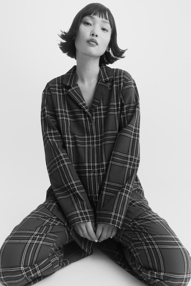 Пижама для мамы из хлопковой фланели H&M, красный
Пижама для мамы из хлопковой фланели H&M, красный