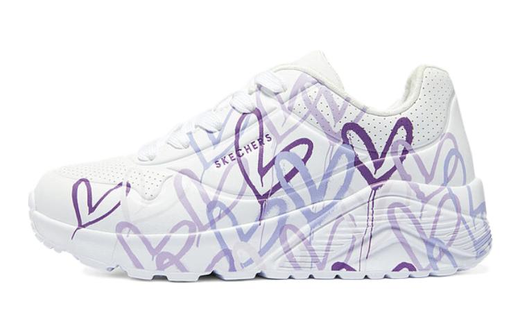 Скейтбордские кроссовки Skechers UNo устойчивые к истиранию низкие белые с фиолетовым для подростков
Скейтбордские кроссовки Skechers UNo устойчивые к истиранию низкие белые с фиолетовым для подростков