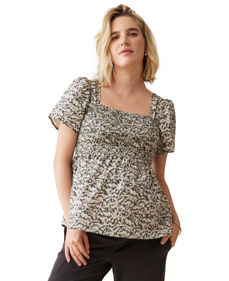 Топ для беременных Ingrid + Isabel Gwen с присборенной вязкой Ingrid + Isabel, Olive/navy abstract ikat
Топ для беременных Ingrid + Isabel Gwen с присборенной вязкой Ingrid + Isabel, Olive/navy abstract ikat