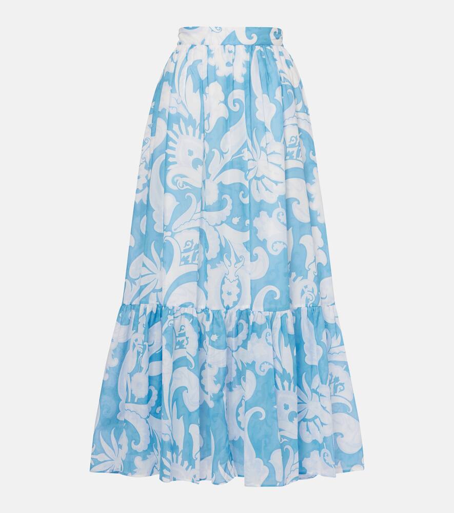 Павловый хлопковый макси-юбка Etro, Blue
Павловый хлопковый макси-юбка Etro, Blue