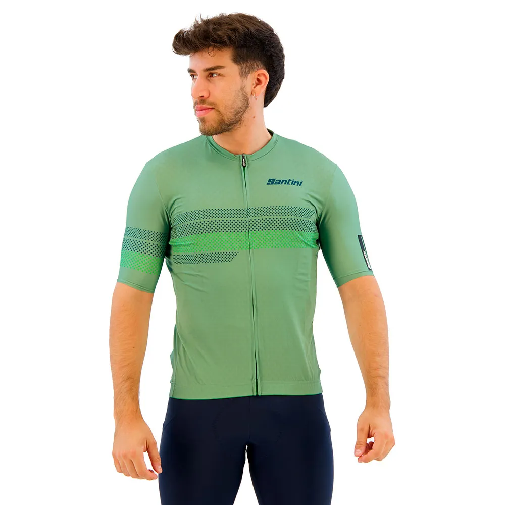 Джерси с коротким рукавом Santini Idea, зеленый
Джерси с коротким рукавом Santini Idea, зеленый