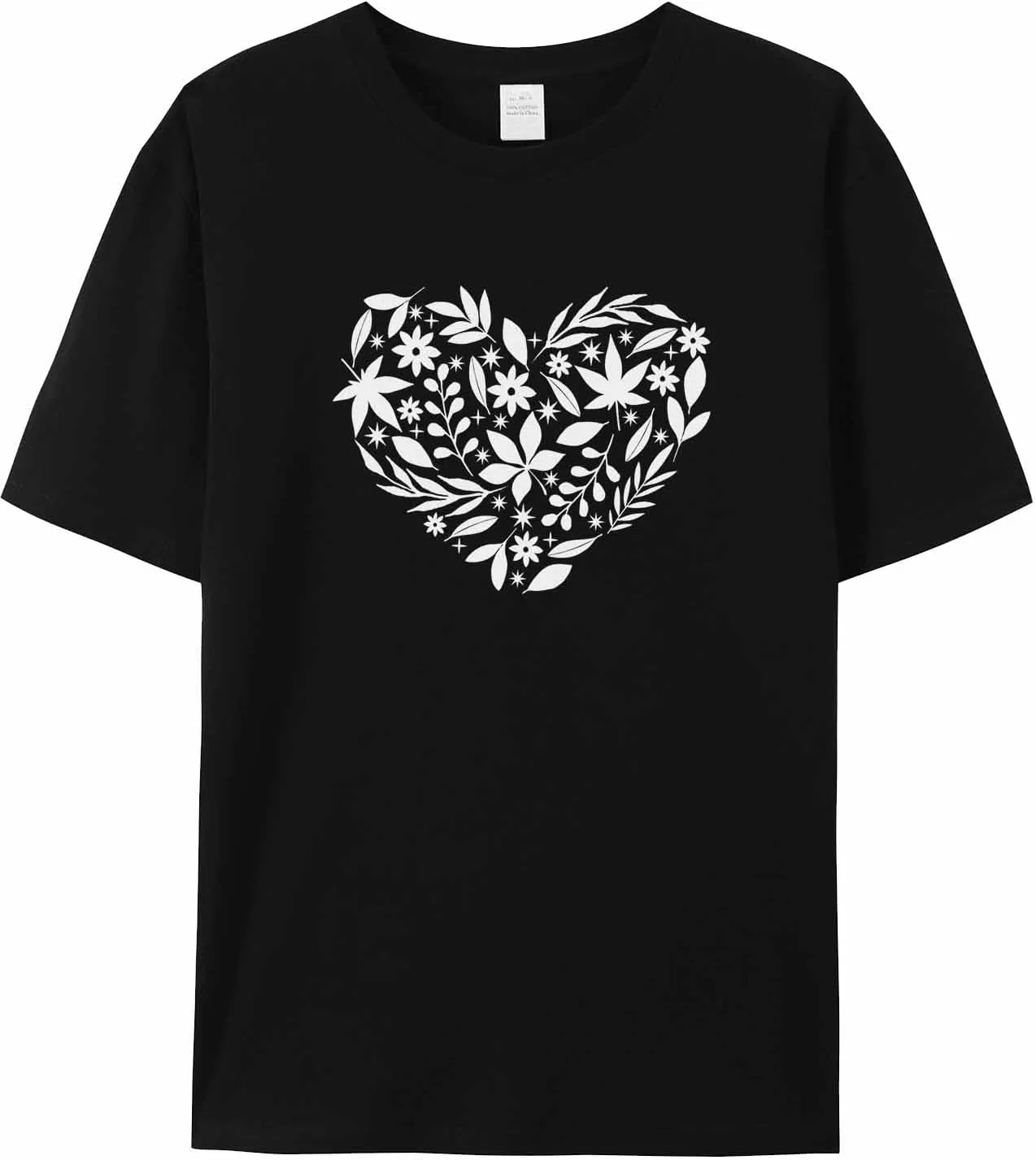 Мужская футболка с принтом в виде сердец и листьев jdudh
Мужская футболка с принтом в виде сердец и листьев jdudh