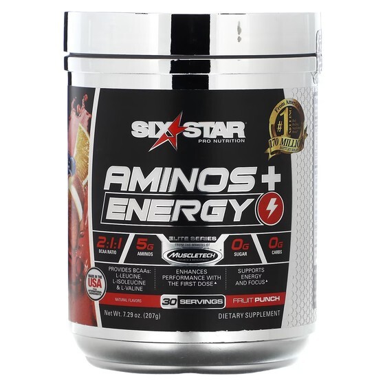 Добавка SIXSTAR Elite Series Aminos + Energy, фруктовый пунш
Добавка SIXSTAR Elite Series Aminos + Energy, фруктовый пунш