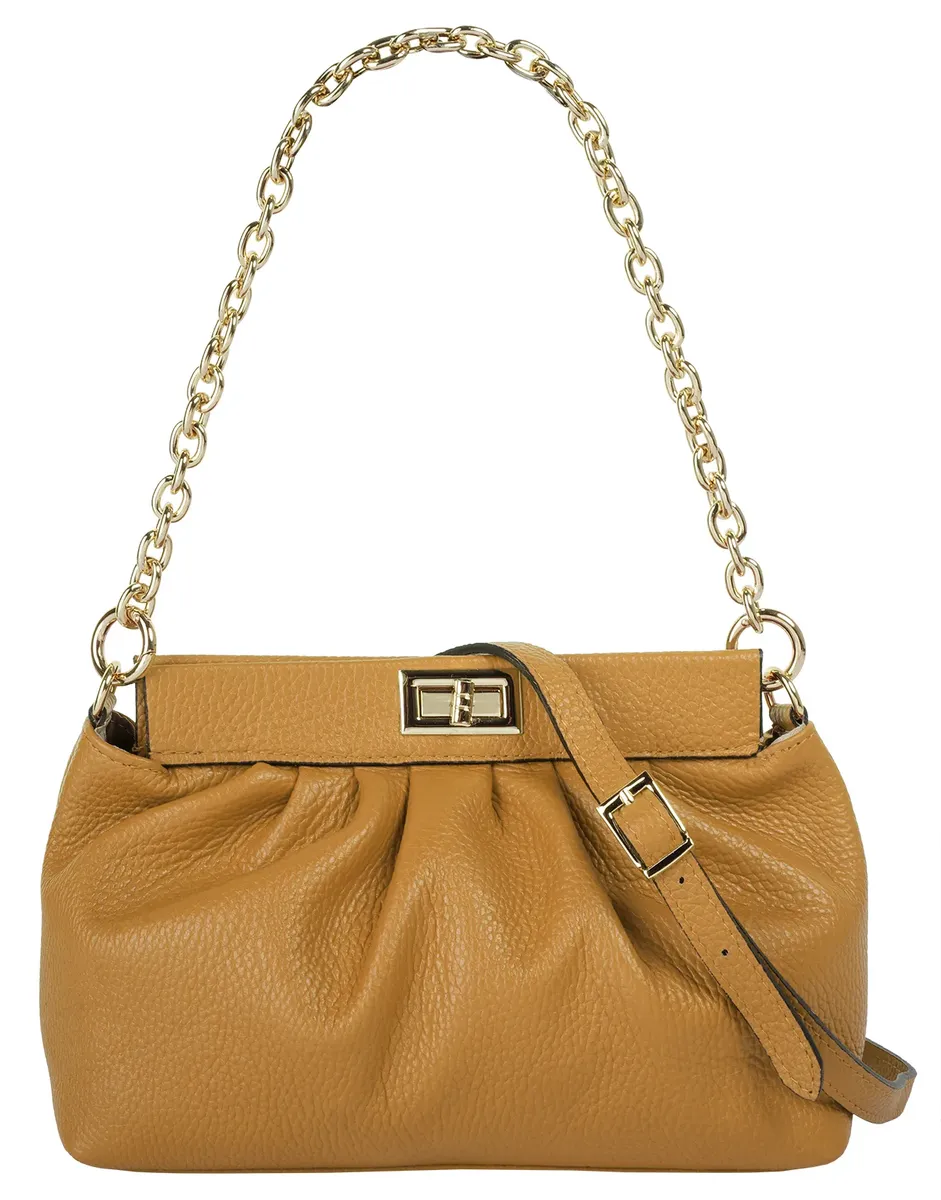 Сумка через плечо Cluty, натуральная кожа, производство Италия, желтый
Сумка через плечо Cluty, натуральная кожа, производство Италия, желтый