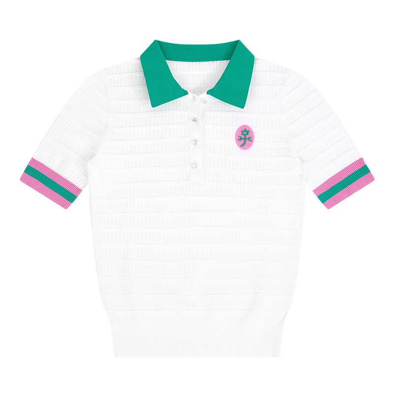 Футболка поло женская белая CASTELBAJAC
Футболка поло женская белая CASTELBAJAC