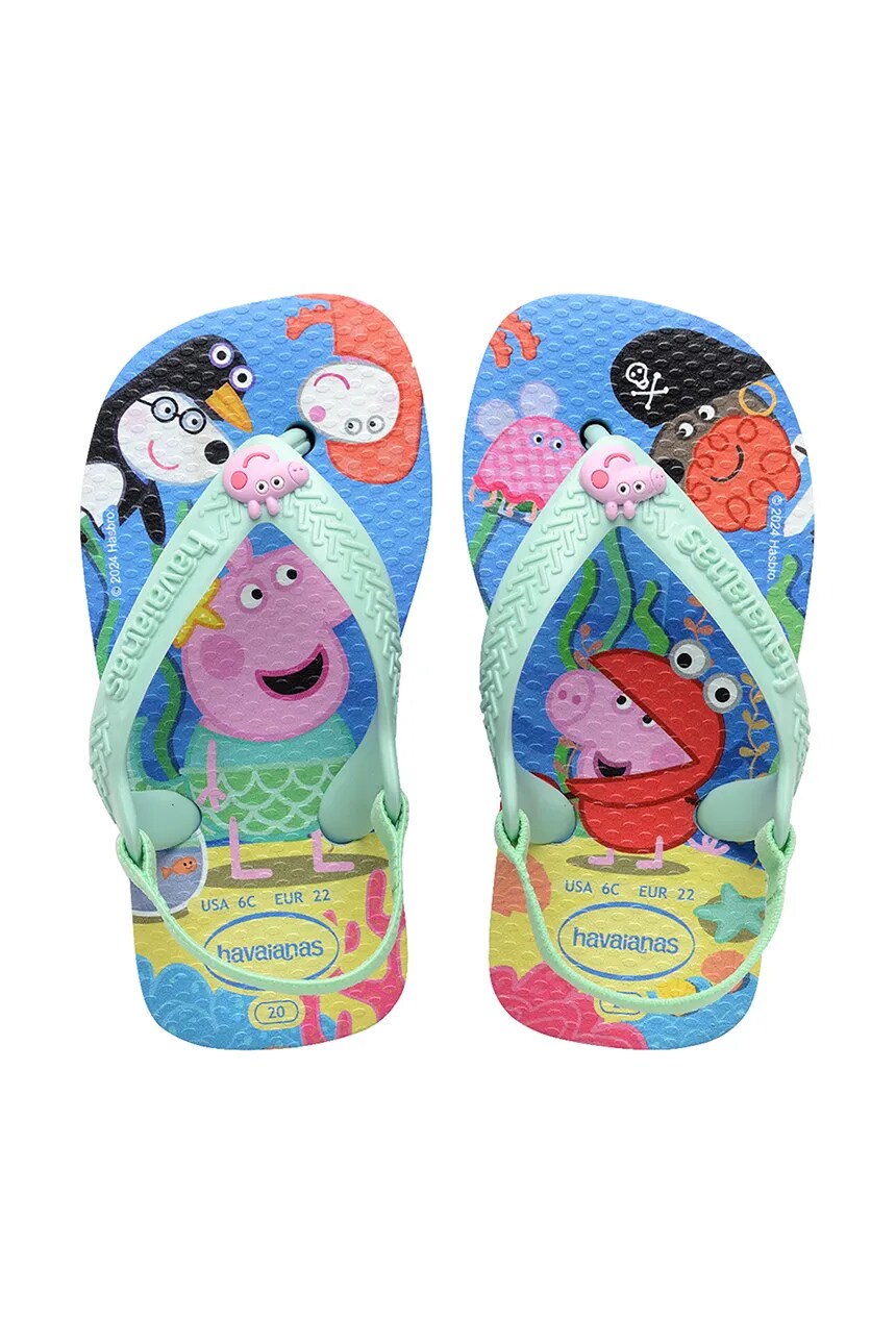 Детские шлепанцы BABY PEPPA PIG Havaianas, синий
Детские шлепанцы BABY PEPPA PIG Havaianas, синий