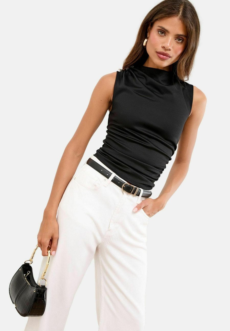 Топ Lipsy BUTTON DRAPE DETAIL SLEEVELESS, Black
Топ Lipsy BUTTON DRAPE DETAIL SLEEVELESS, Black