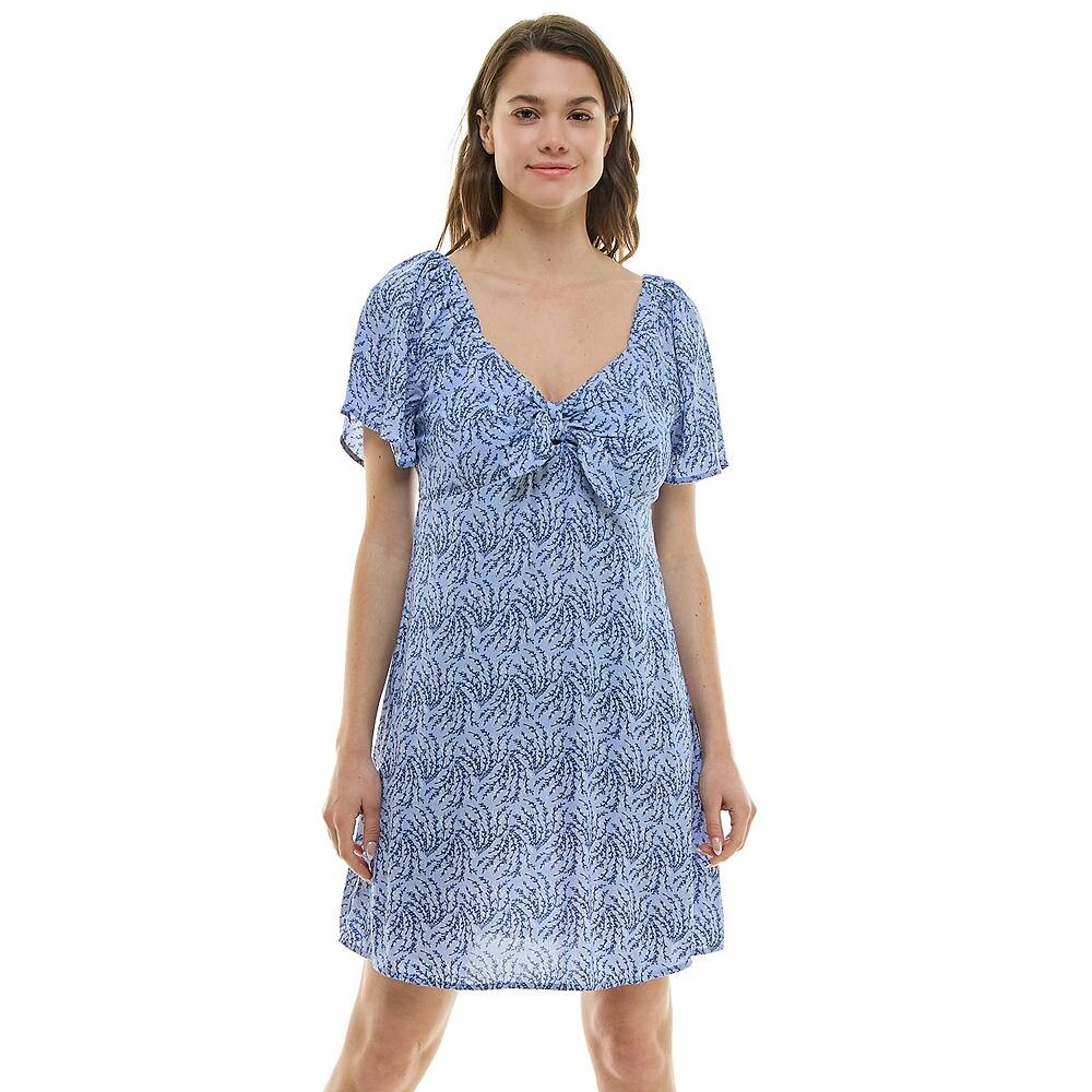 Платье приталенного кроя с завязкой спереди для юниоров As U Wish, цвет Blue Floral
Платье приталенного кроя с завязкой спереди для юниоров As U Wish, цвет Blue Floral