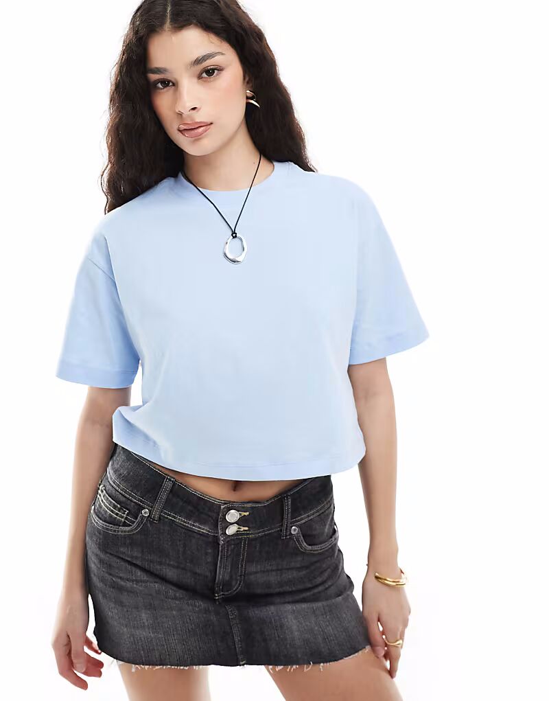 Укороченная футболка свободного кроя Cotton On синего цвета Cotton:On
Укороченная футболка свободного кроя Cotton On синего цвета Cotton:On