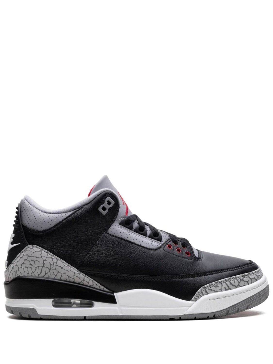 Jordan кроссовки Air Jordan 3 Black Cement Reimagined, черный
Jordan кроссовки Air Jordan 3 Black Cement Reimagined, черный