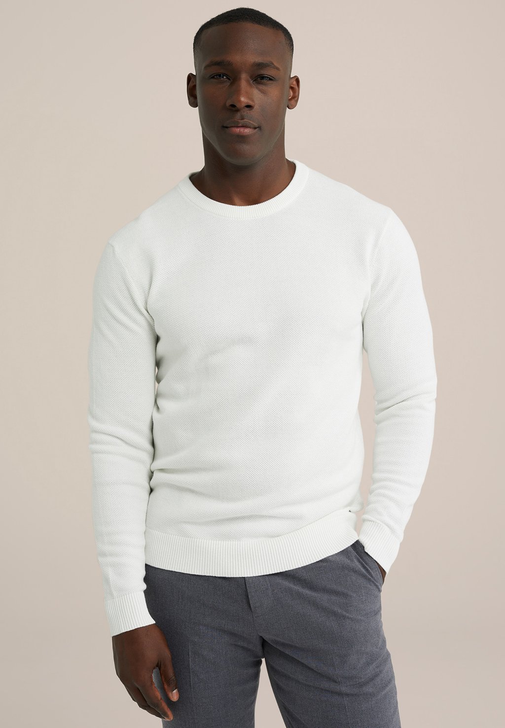 Джемпер THE PIQUE KNIT WE Fashion, молочный
Джемпер THE PIQUE KNIT WE Fashion, молочный