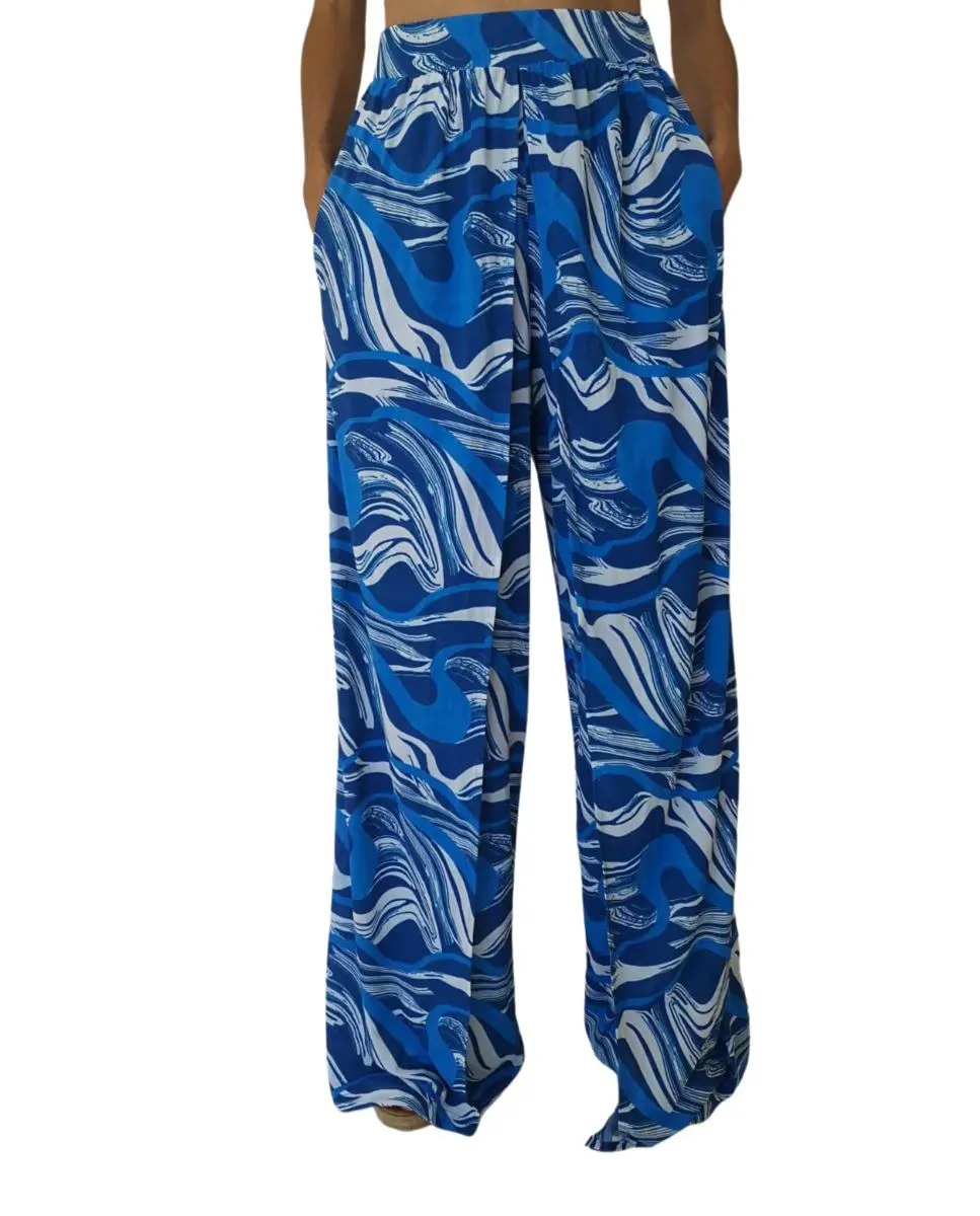 Длинные пляжные брюки с принтом Río de Sol, синий
Длинные пляжные брюки с принтом Río de Sol, синий