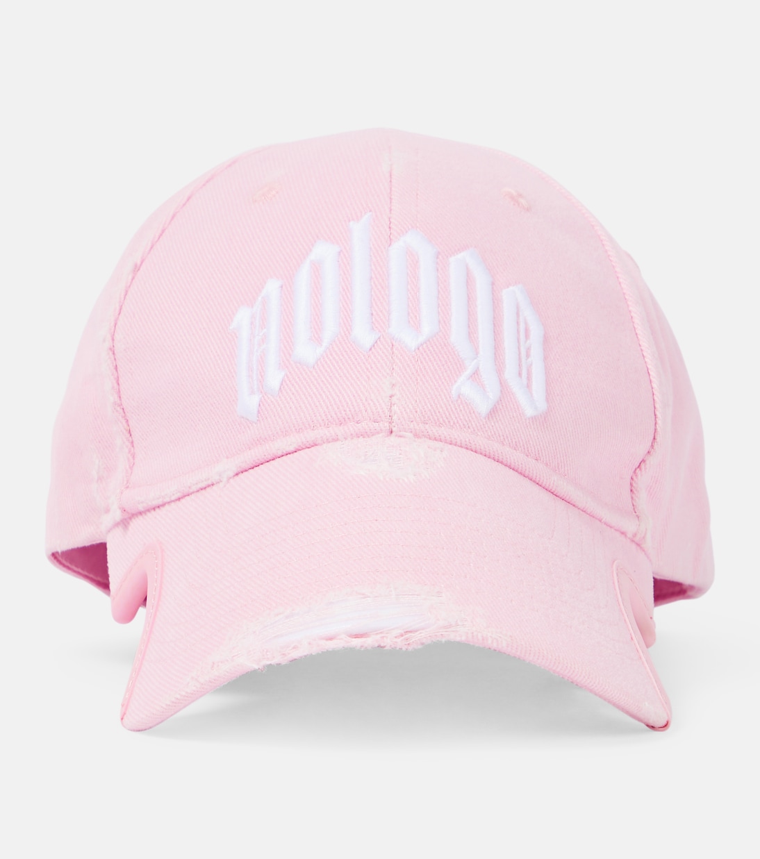 Бейсболка из хлопка Nologo Balenciaga, розовый 
Бейсболка из хлопка Nologo Balenciaga, розовый
