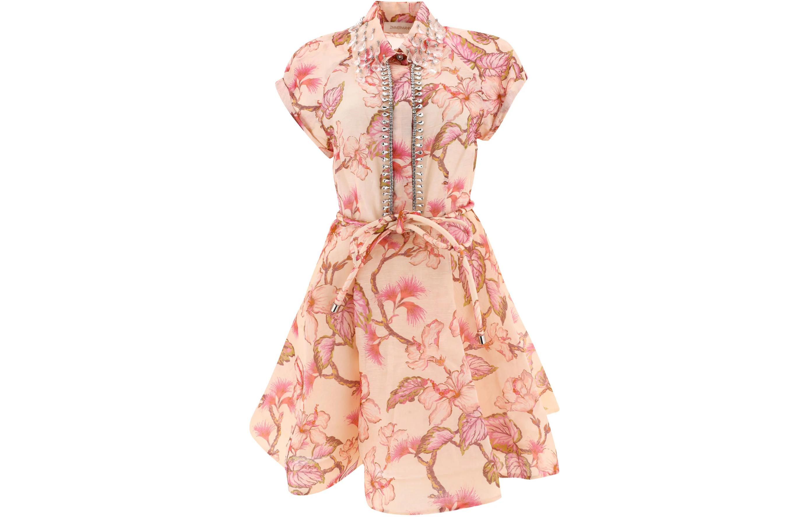 Миди-платье с цветочным принтом и расклешенной юбкой Zimmermann, розовый
Миди-платье с цветочным принтом и расклешенной юбкой Zimmermann, розовый