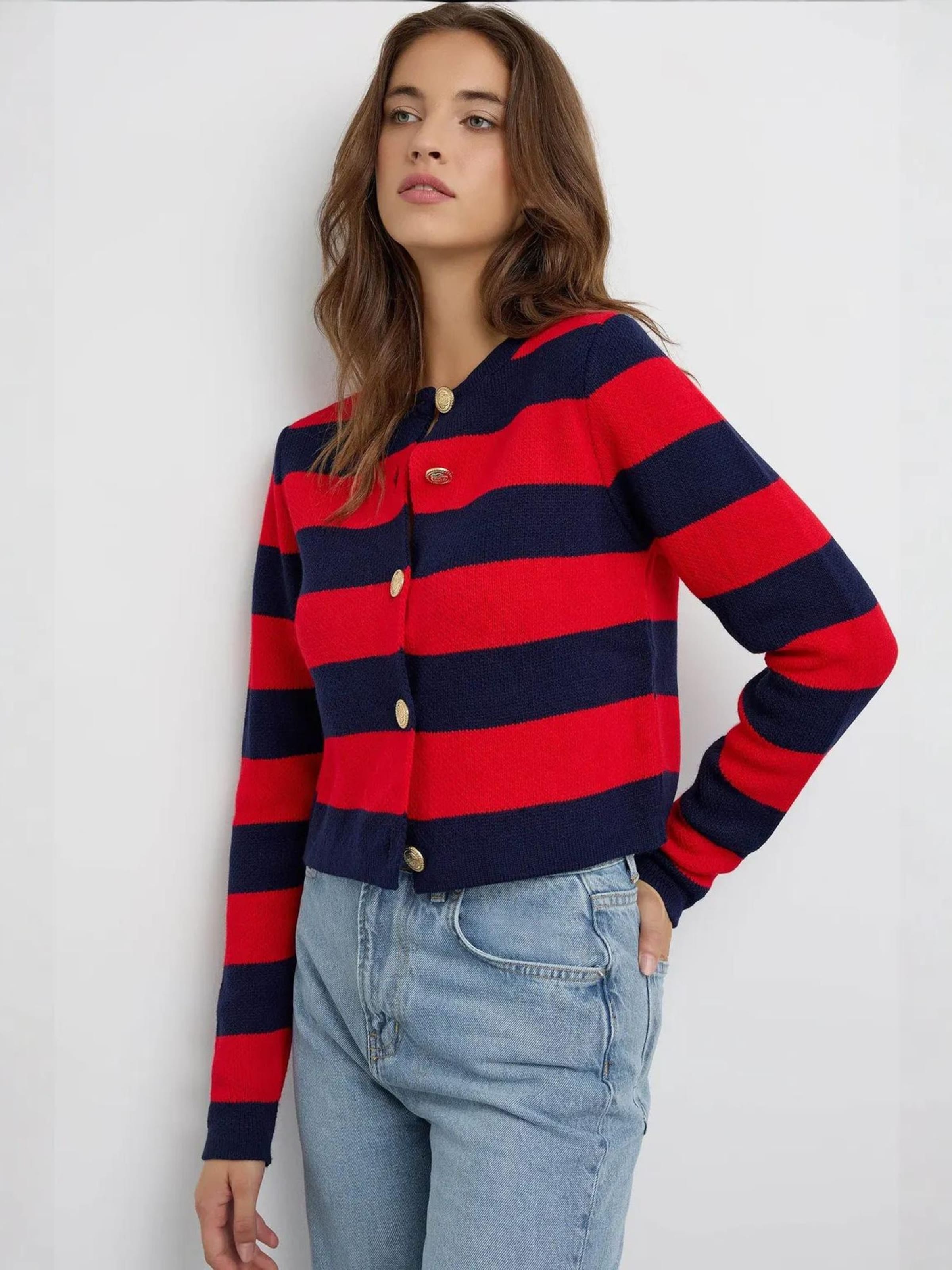 Hiccup Вязаный кардиган красного цвета
Hiccup Вязаный кардиган красного цвета