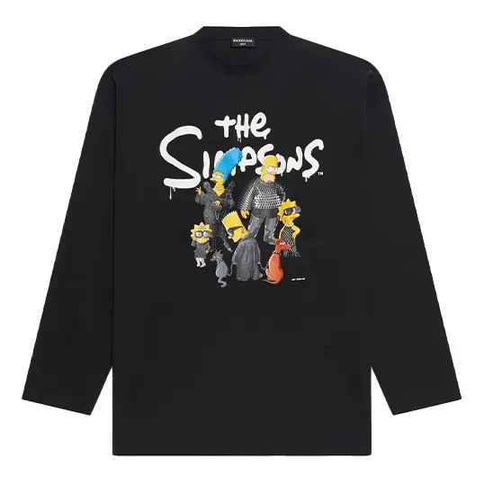 Футболка Balenciaga x THE SIMPSONS Long Sleeve T-Shirt Large Fit 'Black' 681046TLVG70100, черный
Футболка Balenciaga x THE SIMPSONS Long Sleeve T-Shirt Large Fit 'Black' 681046TLVG70100, черный