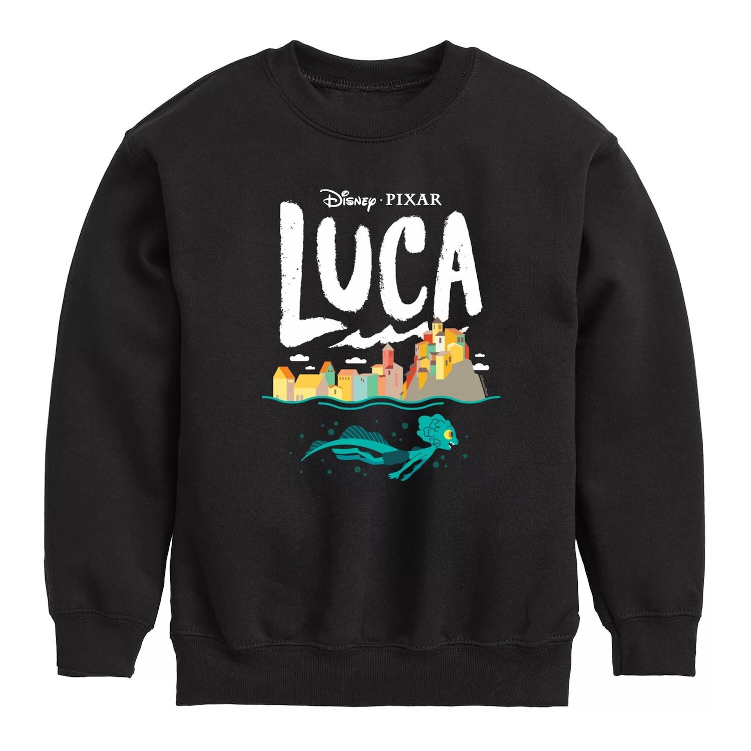 Флисовый свитшот Disney Luca Costal Sea Monster для мальчиков 8–20 лет Licensed Character, черный 
Флисовый свитшот Disney Luca Costal Sea Monster для мальчиков 8–20 лет Licensed Character, черный