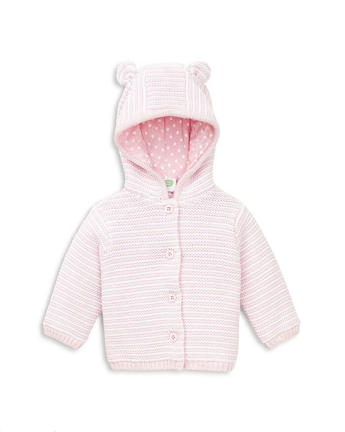 Полосатый кардиган с капюшоном для девочек Little Me - Baby, розовый
Полосатый кардиган с капюшоном для девочек Little Me - Baby, розовый
