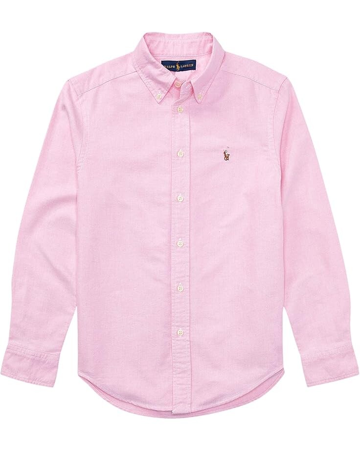 Рубашка Polo Ralph Lauren Kids Cotton Oxford Sport Shirt, цвет New Rose
Рубашка Polo Ralph Lauren Kids Cotton Oxford Sport Shirt, цвет New Rose
