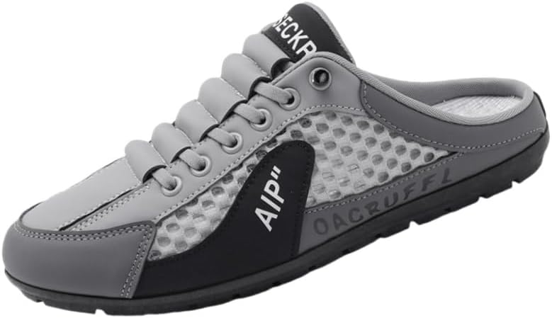 Мужские повседневные слипоны - дышащие, противоскользящие, модные лоферы с круглым носком для прогулок на улице Fusecottc, серый
Мужские повседневные слипоны - дышащие, противоскользящие, модные лоферы с круглым носком для прогулок на улице Fusecottc, серый