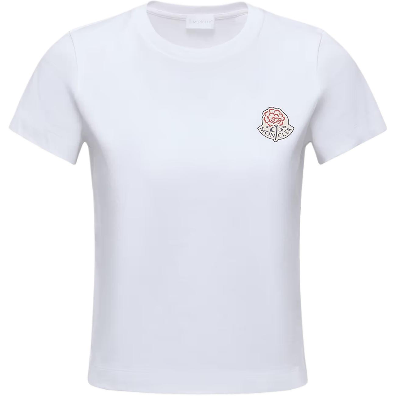 Футболка с круглым вырезом и логотипом Moncler, белый
Футболка с круглым вырезом и логотипом Moncler, белый