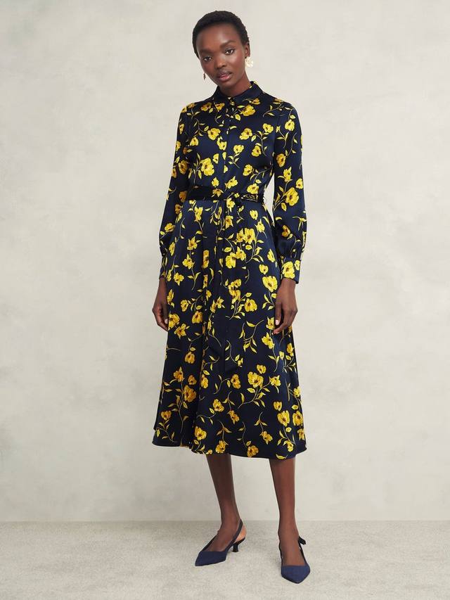 Цветочное платье-рубашка Amelia Hobbs, Navy/Yellow
Цветочное платье-рубашка Amelia Hobbs, Navy/Yellow