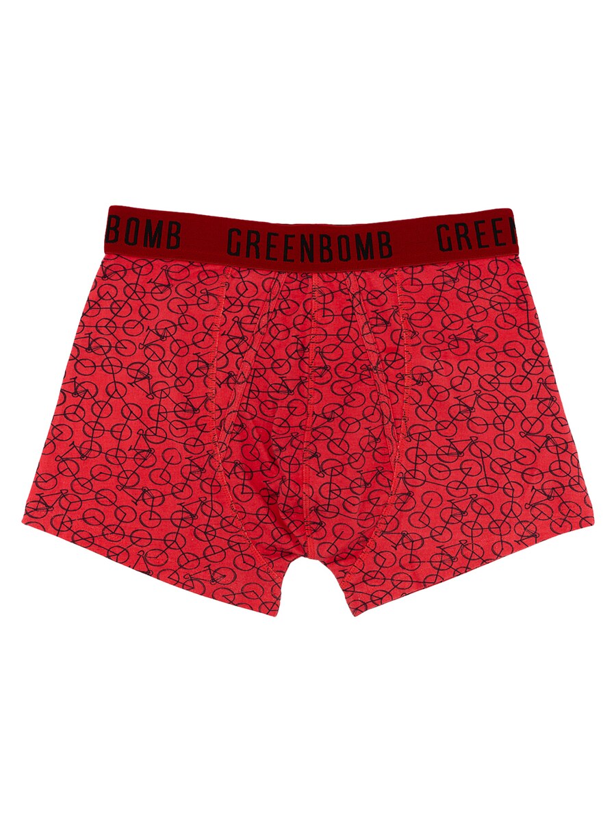 Боксерские шорты GREENBOMB Bike Wheels, красный
Боксерские шорты GREENBOMB Bike Wheels, красный