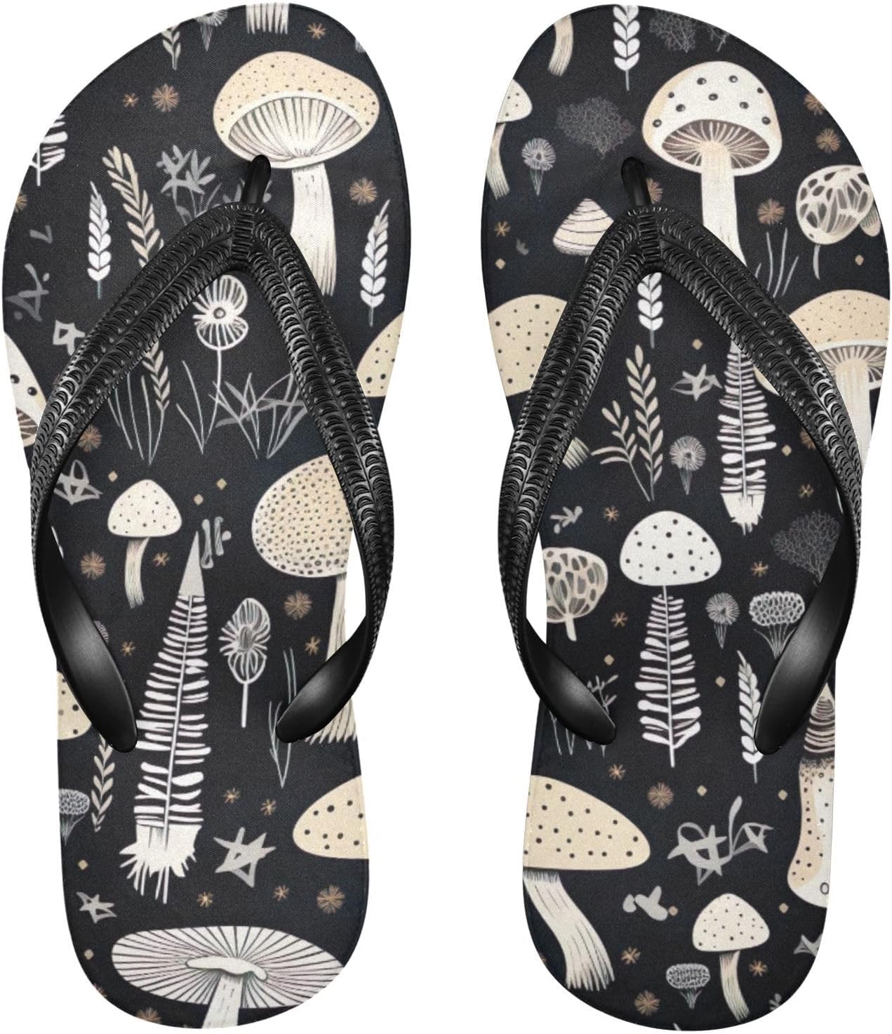 Черные шлепанцы с грибовидным рисунком, пляжные летние повседневные сандалии для женщин и мужчин, тапочки для душа, размер XS Kfbe
Черные шлепанцы с грибовидным рисунком, пляжные летние повседневные сандалии для женщин и мужчин, тапочки для душа, размер XS Kfbe