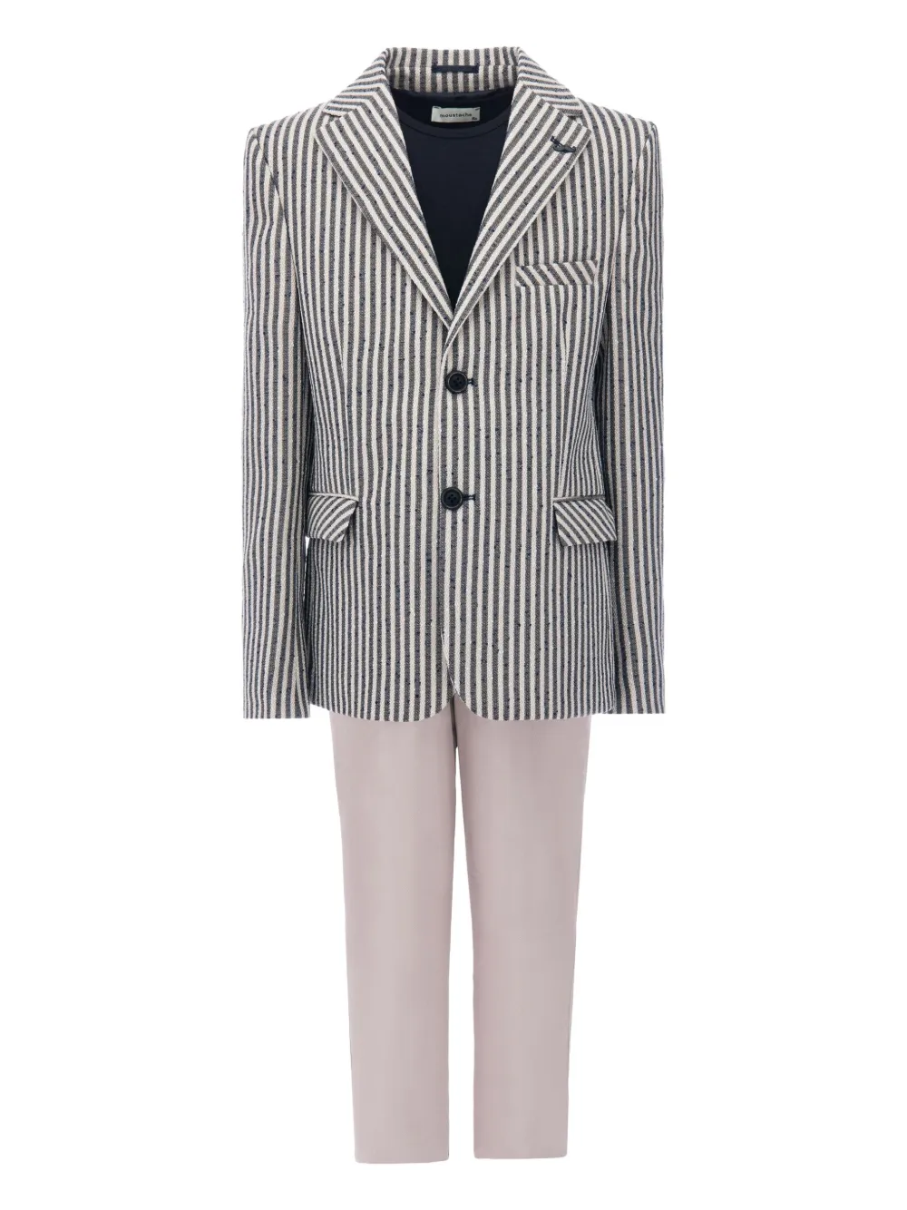Костюм Olivero в полоску Moustache, нейтральный
Костюм Olivero в полоску Moustache, нейтральный