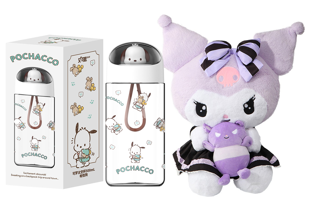 Пластиковые стаканы для воды Sanrio, Pacha Dog Water Cup + Kulomi Doll 56Cm
Пластиковые стаканы для воды Sanrio, Pacha Dog Water Cup + Kulomi Doll 56Cm