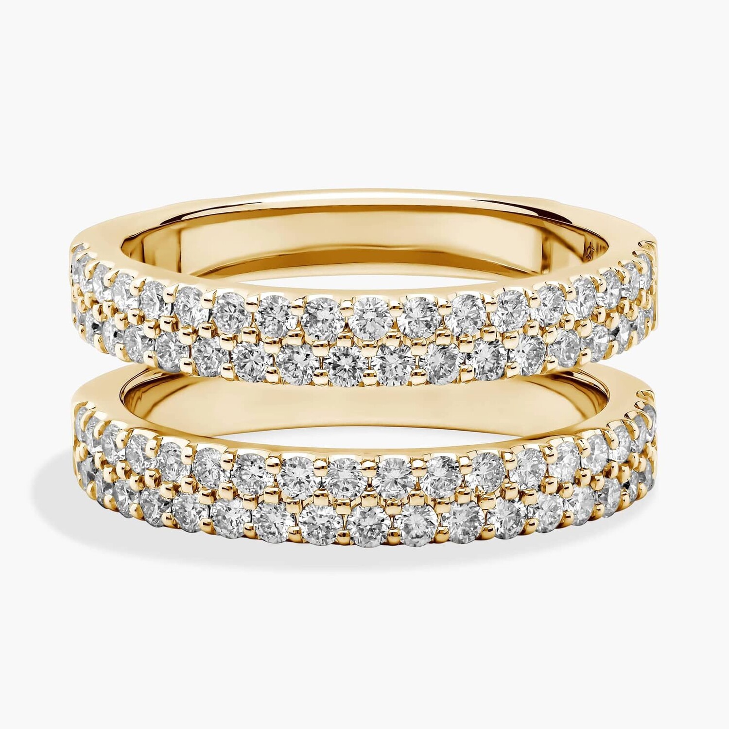 Кольцо с двумя рядами бриллиантов в форме паве из 14-каратного желтого золота (1 карат, два карата) Blue Nile
Кольцо с двумя рядами бриллиантов в форме паве из 14-каратного желтого золота (1 карат, два карата) Blue Nile