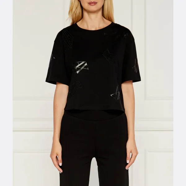 Укороченная футболка Armani Exchange, черный
Укороченная футболка Armani Exchange, черный