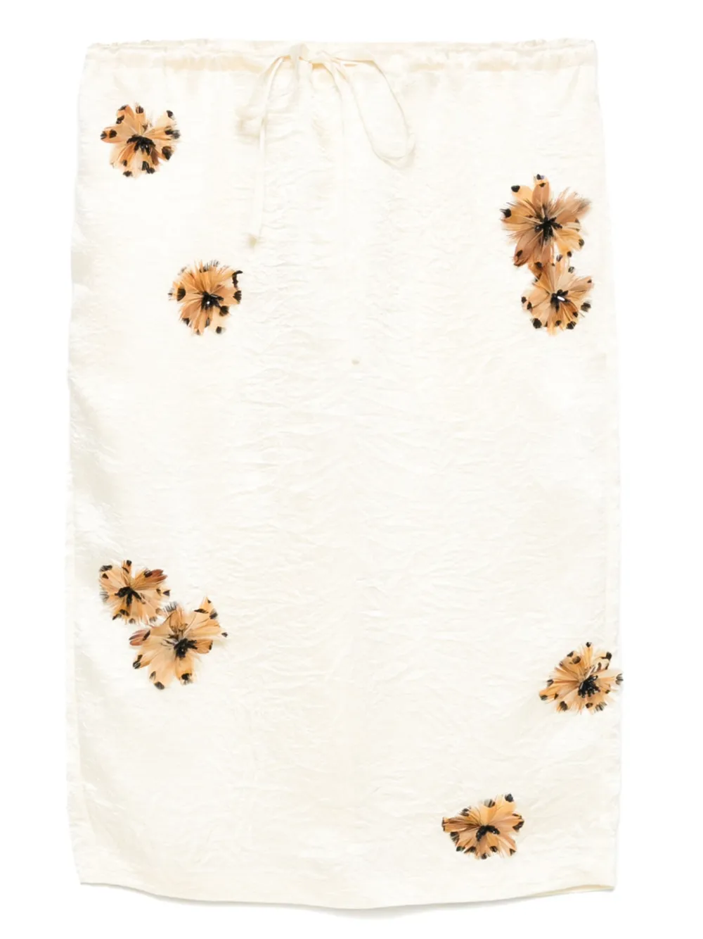 Юбка с цветочной аппликацией MARKGONG, нейтральный
Юбка с цветочной аппликацией MARKGONG, нейтральный