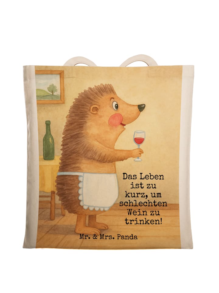 Mr. & Mrs. Panda Сумка с изображением ежика и надписью белого цвета, посвященной вину
Mr. & Mrs. Panda Сумка с изображением ежика и надписью белого цвета, посвященной вину