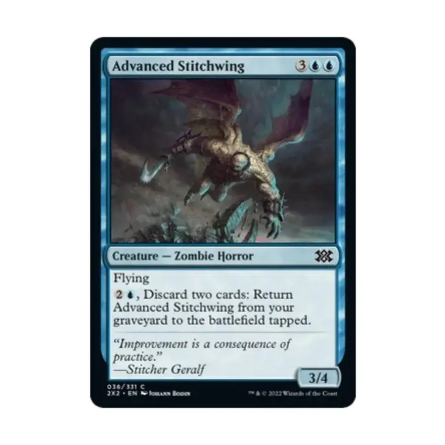 CCG Усовершенствованное вышивальное крыло (C) (фольга), MTG - Double Masters 2022
CCG Усовершенствованное вышивальное крыло (C) (фольга), MTG - Double Masters 2022