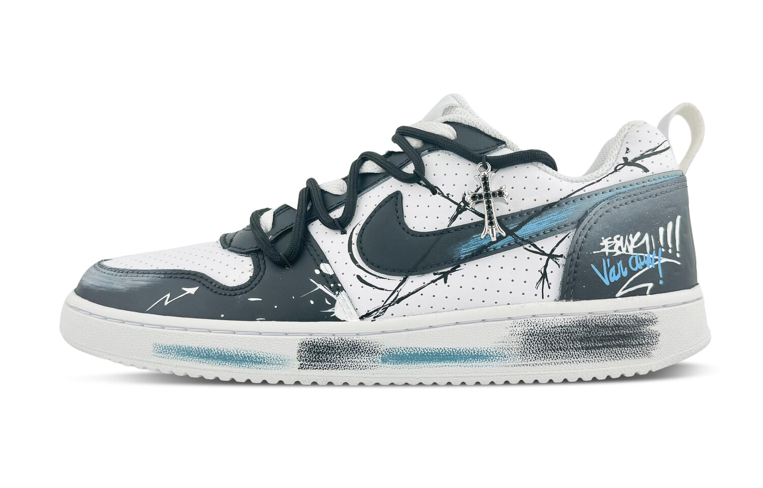 Кеды мужские, Обувь для скейтборда Court Borough Мужская низкая, черный/белый Nike
Кеды мужские, Обувь для скейтборда Court Borough Мужская низкая, черный/белый Nike