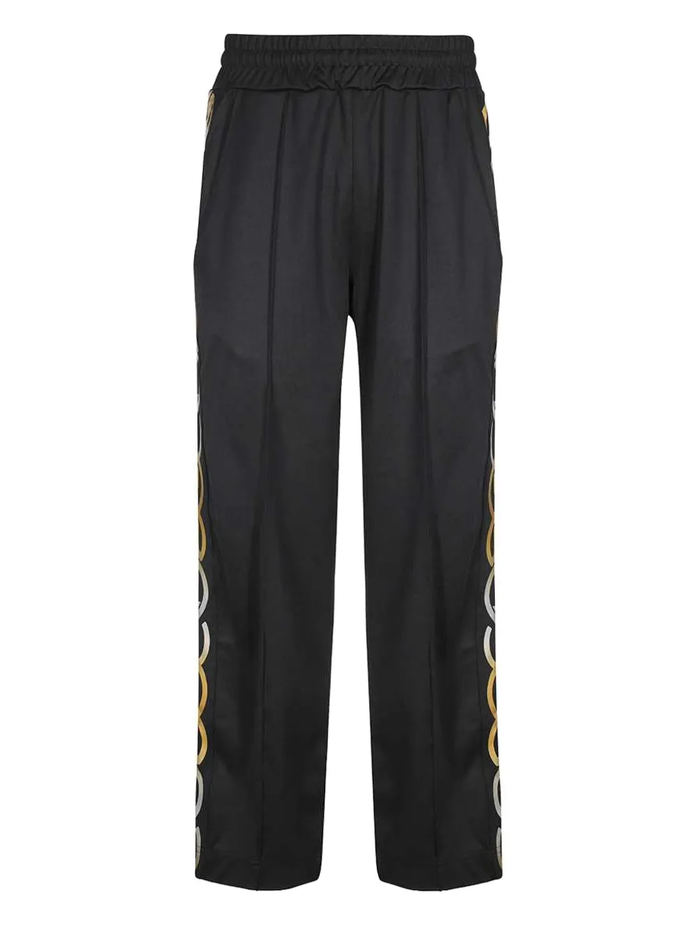 Спортивные брюки с эластичным поясом и принтом в виде цепочки GCDS, черный
Спортивные брюки с эластичным поясом и принтом в виде цепочки GCDS, черный