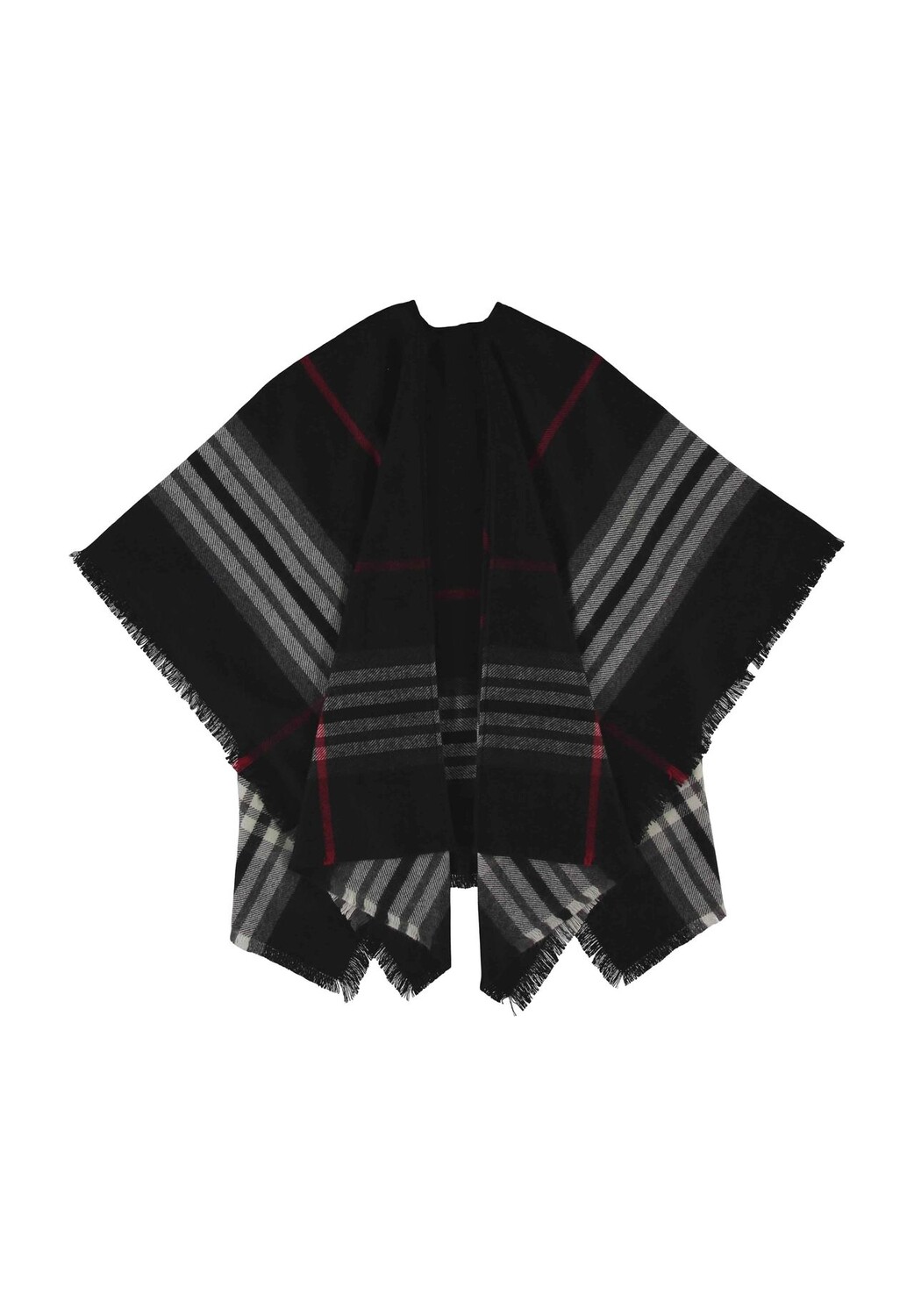 Пончо в клетку для женщин Adagio, черный
Пончо в клетку для женщин Adagio, черный