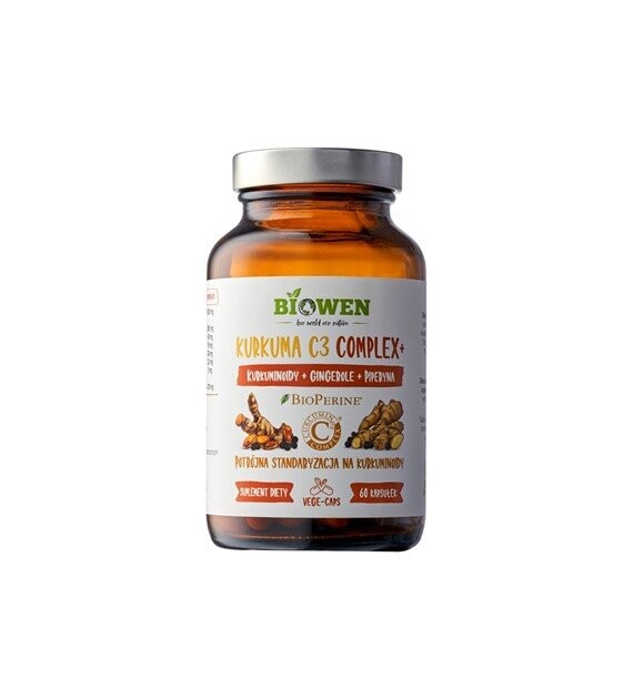 Biowen, Биологически активная добавка, комплекс куркумы C3, куркумин, пиперин, имбирь, 60 капсул
Biowen, Биологически активная добавка, комплекс куркумы C3, куркумин, пиперин, имбирь, 60 капсул