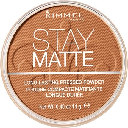 Rimmel Стойкая прессованная пудра Stay Matte 14 г 040 Honey
Rimmel Стойкая прессованная пудра Stay Matte 14 г 040 Honey