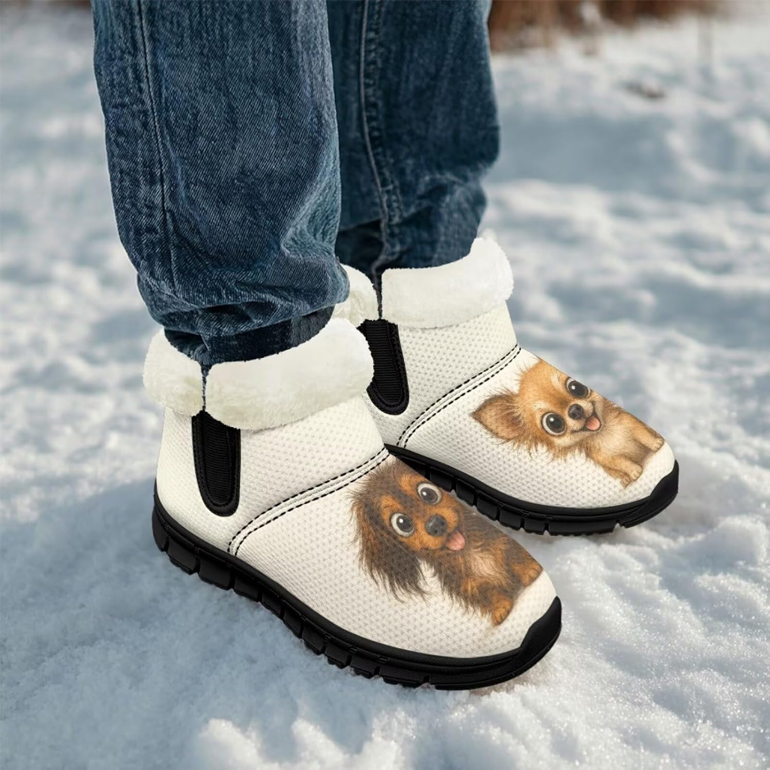 Детские зимние ботинки для девочек с меховой подкладкой, с короткой подошвой, противоскользящие, легкие уличные теплые ботинки для малышей Pointodoor, Dog Cat Printed
Детские зимние ботинки для девочек с меховой подкладкой, с короткой подошвой, противоскользящие, легкие уличные теплые ботинки для малышей Pointodoor, Dog Cat Printed