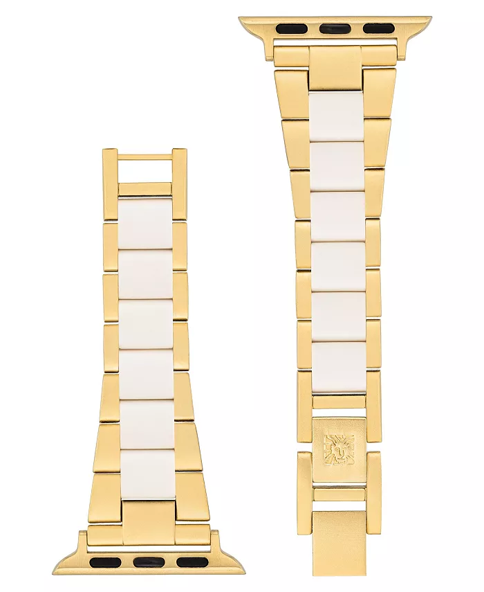 Женский пластиковый браслет Tide золотистого и белого цветов для Apple Watch 42 мм (только серии 1-3) и 44/45/46/49 мм (Ultra и Ultra 2) Anne Klein
Женский пластиковый браслет Tide золотистого и белого цветов для Apple Watch 42 мм (только серии 1-3) и 44/45/46/49 мм (Ultra и Ultra 2) Anne Klein